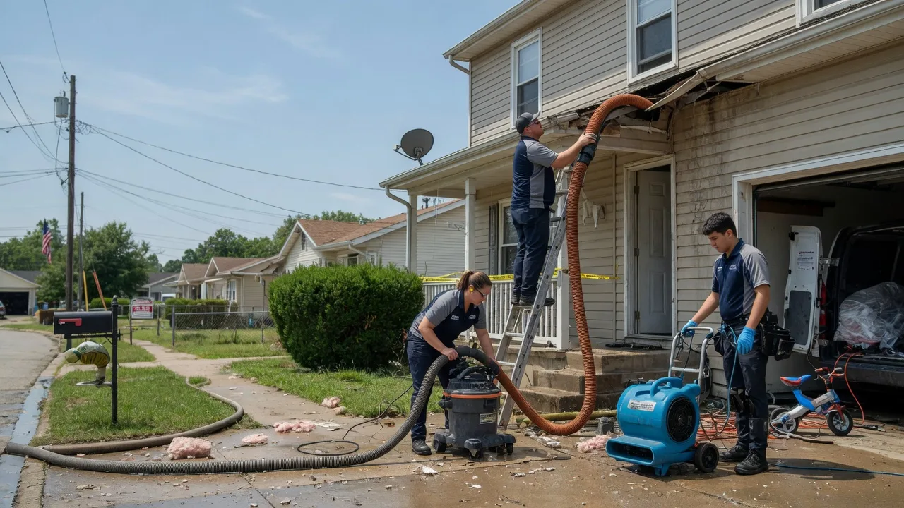 Water Damage Restoration in Levasy, MO near me